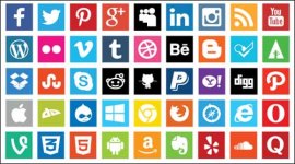 free-flat-social-media-icons