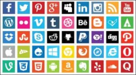 free-flat-social-media-icons