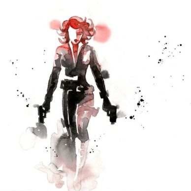 Watercolor Art by Blule