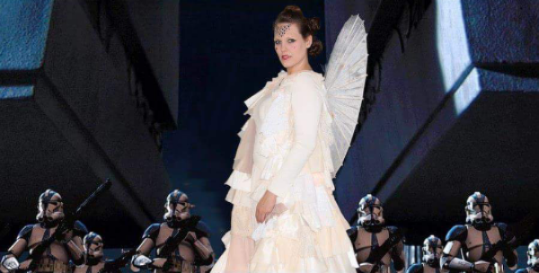 Homemade Padme Amidala Star Wars Costume Halloween image