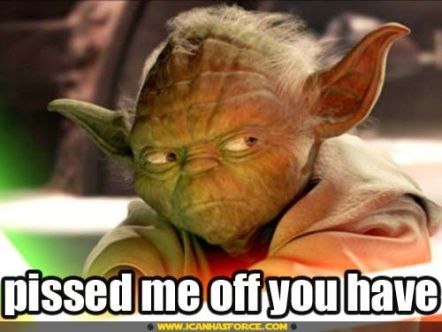 Pissed Off Yoda