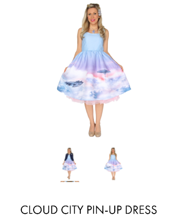 Her Universe Cloud City Star wars dress Black Friday image
