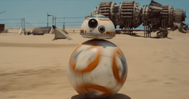 Star Wars The Force Awakens BB8 droid Reaction blog