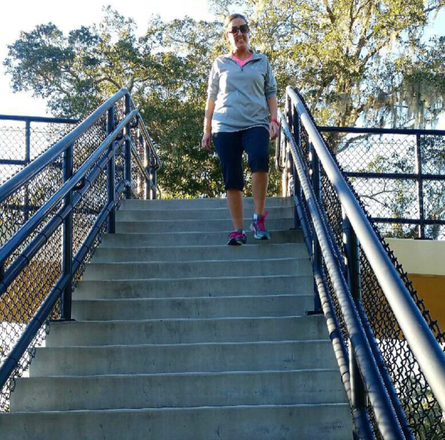 Stacey from Florida takes the stairs #TheSweatPack challenge image
