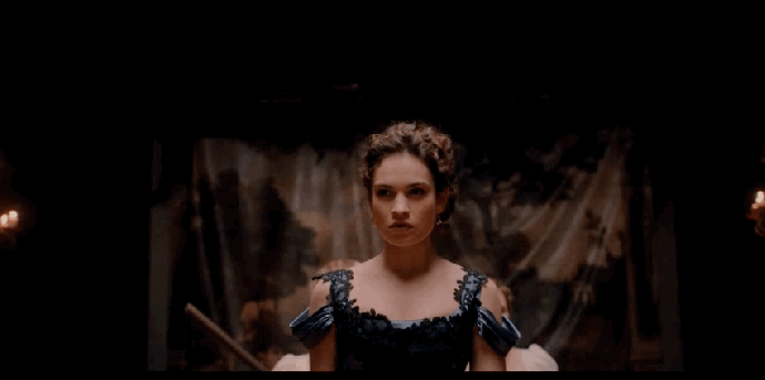 Lily James Elizabeth Bennet Pride and Prejudice and Zombies movie blog