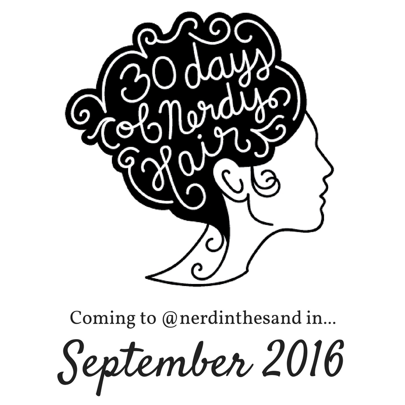 30 Days of Nerdy Hair blog post
