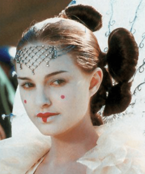 30 Days of Nerdy Hair Day 17 Padme Amidala Star Wars Episode I THe Phantom Menace hair blog post