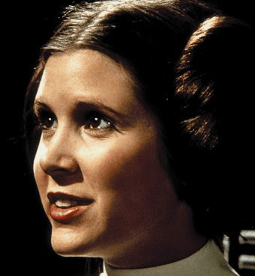 30 Days of Nerdy Hair Day 1 Princess Leia nerdy blog post