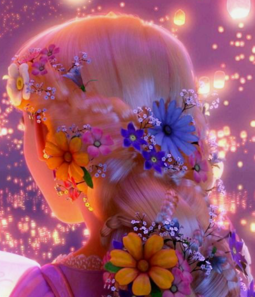 30 Days of Nerdy Hair Rapunzel from Tangled