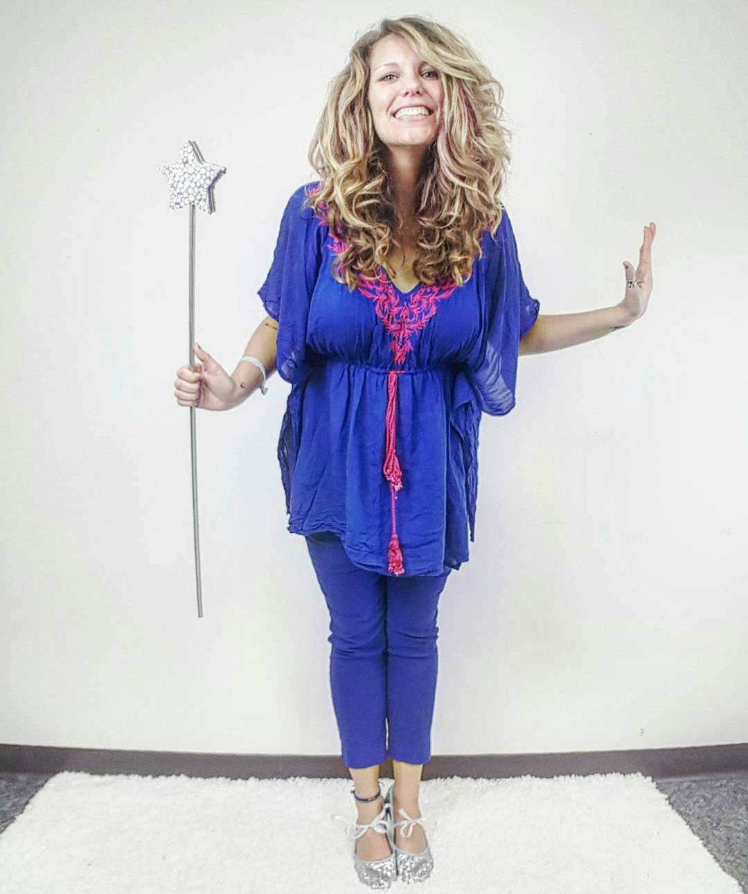 Thrift Store Cosplay Day 9 Fairy Godmother from Disney's Cinderella (1950) fashion blog post