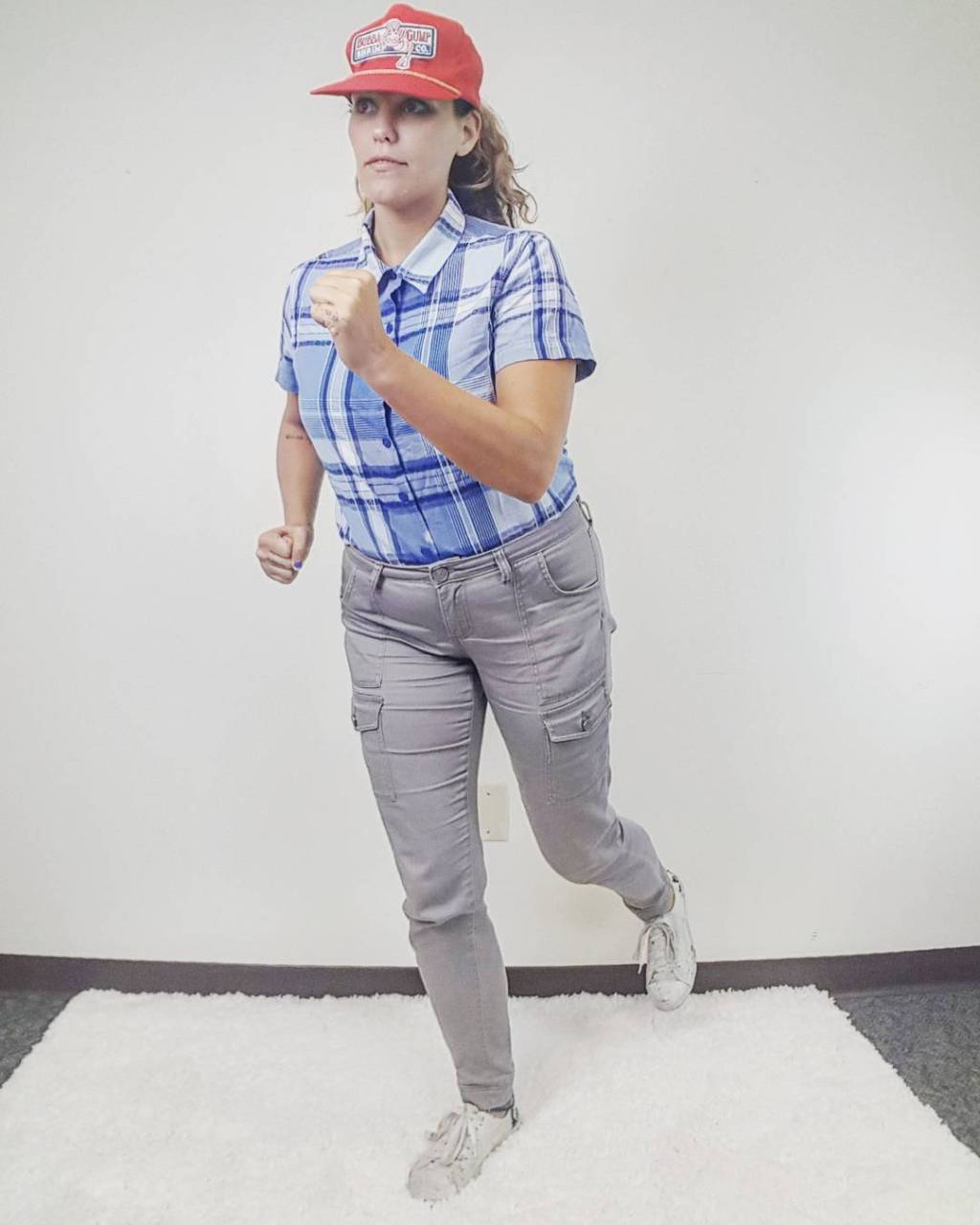 Thrift Store Cosplay Day 11 Forrest Gump Tom Hanks fashion blog post