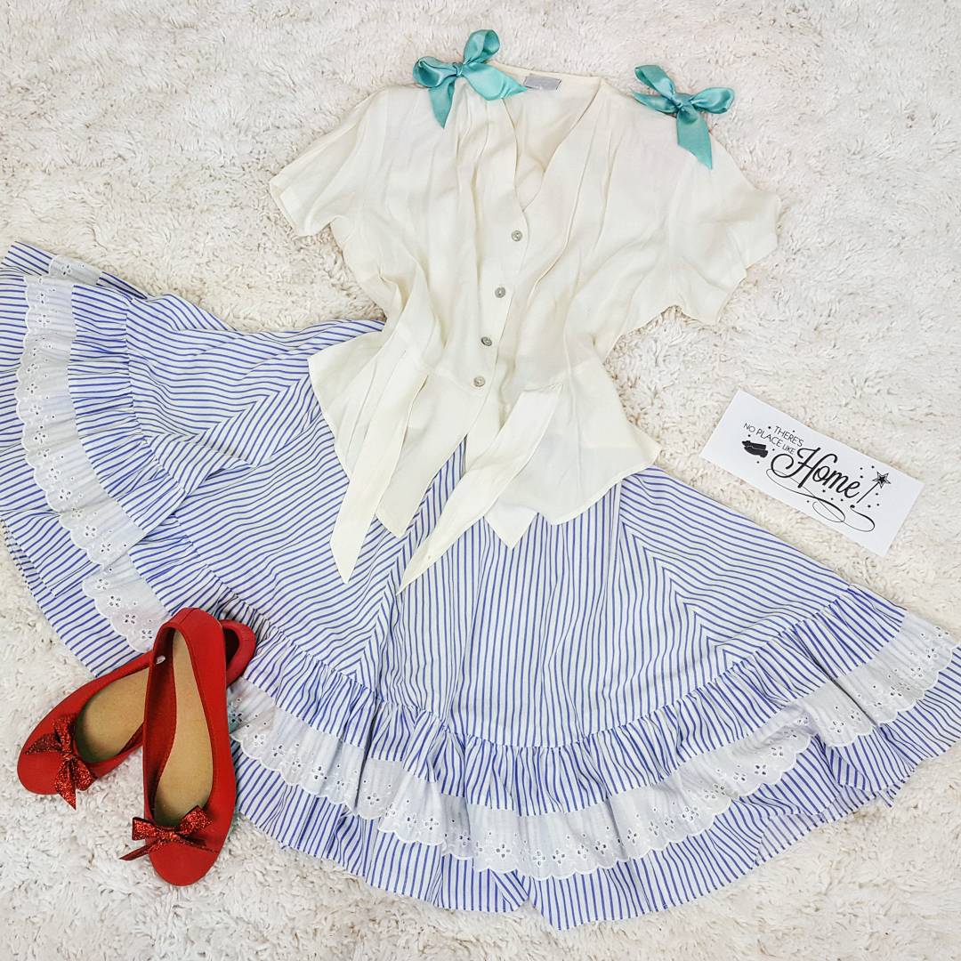 Thrift Store Cosplay Day 17 Dorothy from The Wizard of Oz fashion blog post